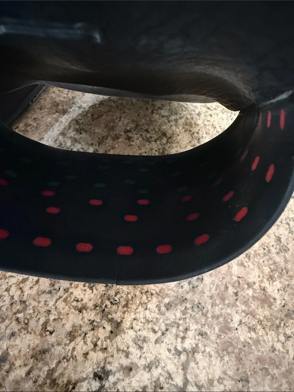 Gucci Black Slides with Red and Green Web Stripe Size 8 *Damaged*